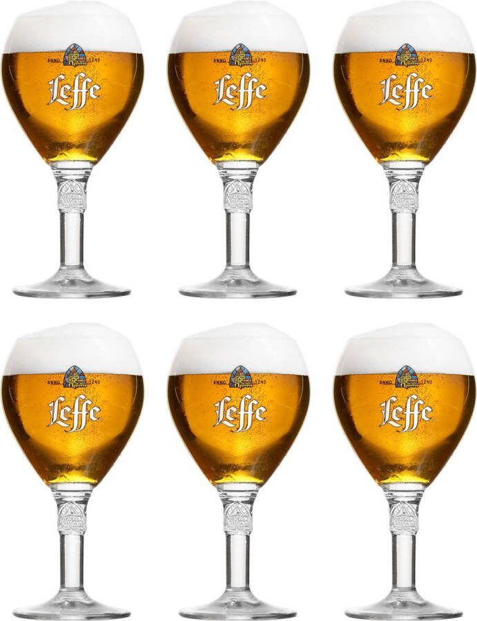 Leffe Bierglazen 330 ml 6 Stuks