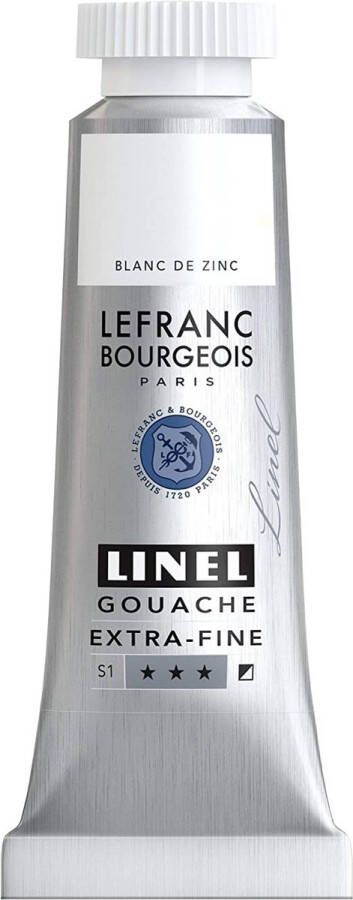 Lefranc & Bourgeois Gouache Extra Fine 14ml Titanium White 231