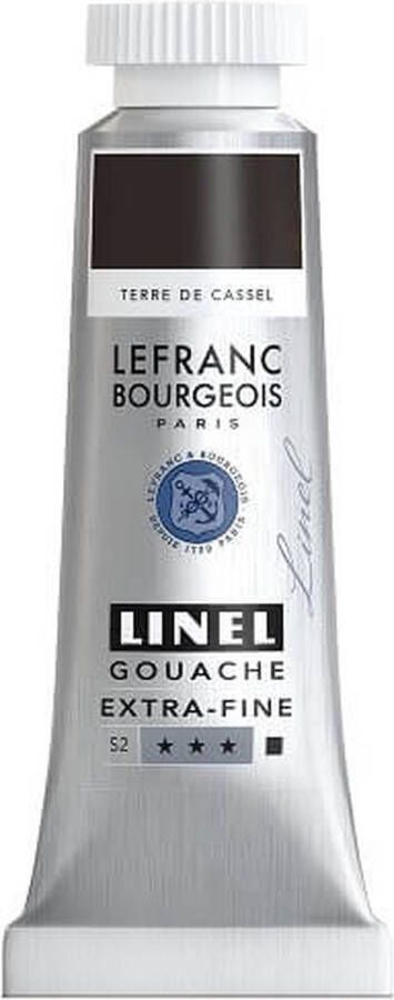Lefranc & Bourgeois Linel Gouache Extra Fine Cassel Earth 219 14ml