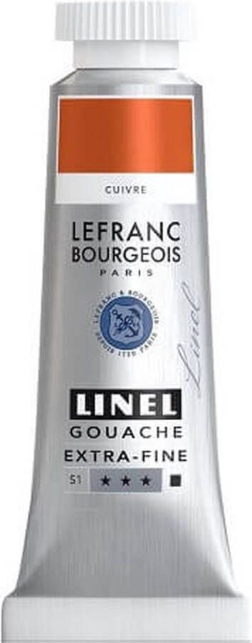 Lefranc & Bourgeois Linel Gouache Extra Fine Copper 234 14ml