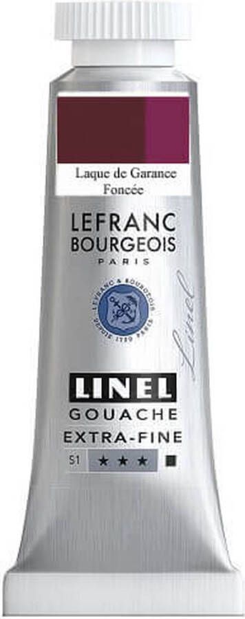 Lefranc & Bourgeois Linel Gouache Extra Fine Deep Madder 181 14ml