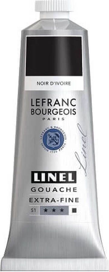 Lefranc & Bourgeois Linel Gouache Extra Fine Ivory Black 228 14ml