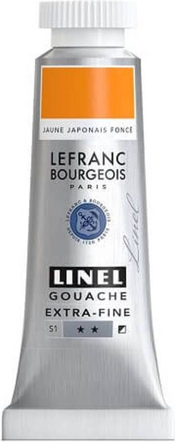 Lefranc & Bourgeois Linel Gouache Extra Fine Japanese Deep Yellow 164 14ml