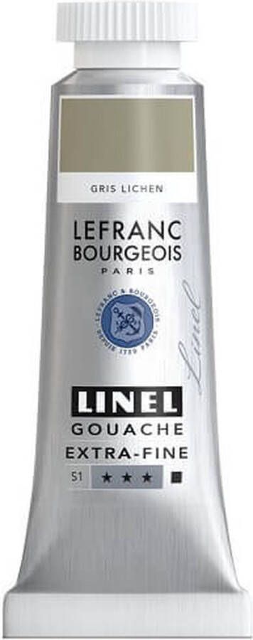 Lefranc & Bourgeois Linel Gouache Extra Fine Lichen Grey 223 14ml