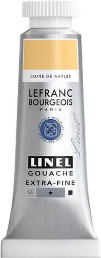 Lefranc & Bourgeois Linel Gouache Extra Fine Naples Yellow Hue 210 14ml