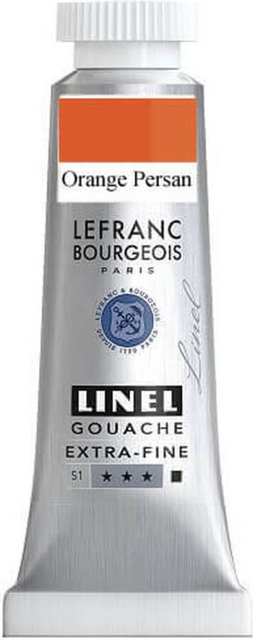 Lefranc & Bourgeois Linel Gouache Extra Fine Persian Orange 167 14ml