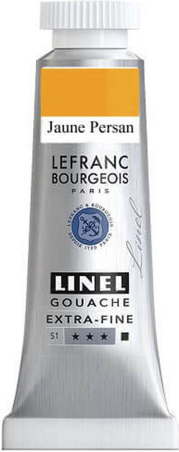 Lefranc & Bourgeois Linel Gouache Extra Fine Persian Yellow 163 14ml