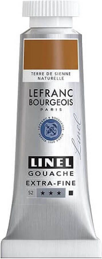 Lefranc & Bourgeois Linel Gouache Extra Fine Raw Sienna 213 14ml