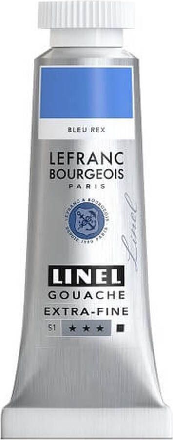 Lefranc & Bourgeois Linel Gouache Extra Fine Royal Blue 187 14ml
