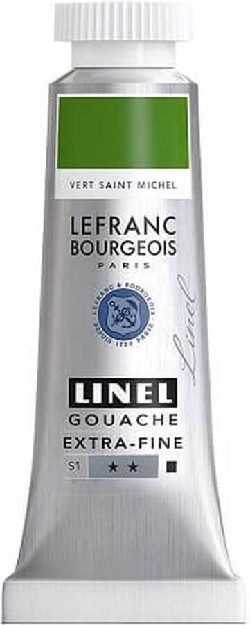 Lefranc & Bourgeois Linel Gouache Extra Fine Saint Michel Green 208 14ml