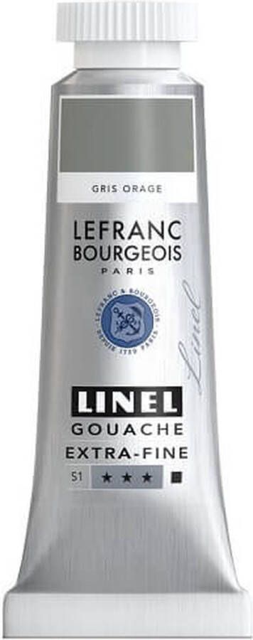 Lefranc & Bourgeois Linel Gouache Extra Fine Storm Grey 225 14ml
