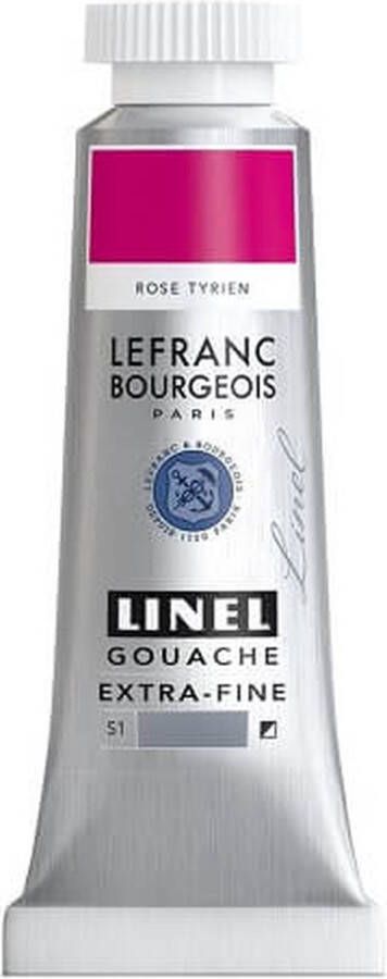 Lefranc & Bourgeois Linel Gouache Extra Fine Tyrian Rose 179 14ml