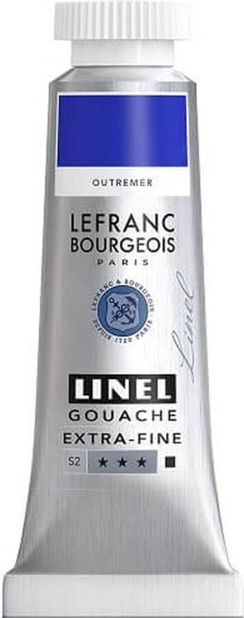 Lefranc & Bourgeois Linel Gouache Extra Fine Ultramarine 185 14ml