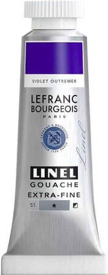 Lefranc & Bourgeois Linel Gouache Extra Fine Ultramarine Violet 184 14ml