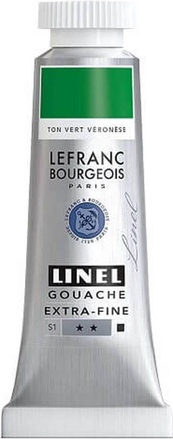 Lefranc & Bourgeois Linel Gouache Extra Fine Veronese Green Hue 200 14ml