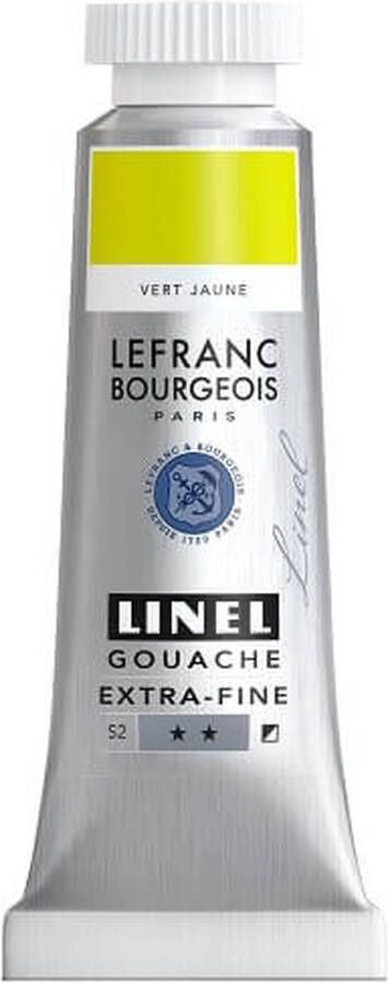 Lefranc & Bourgeois Linel Gouache Extra Fine Yellow Green 209 14ml