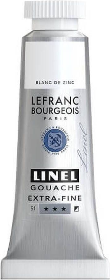 Lefranc & Bourgeois Linel Gouache Extra Fine Zinc White 230 14ml
