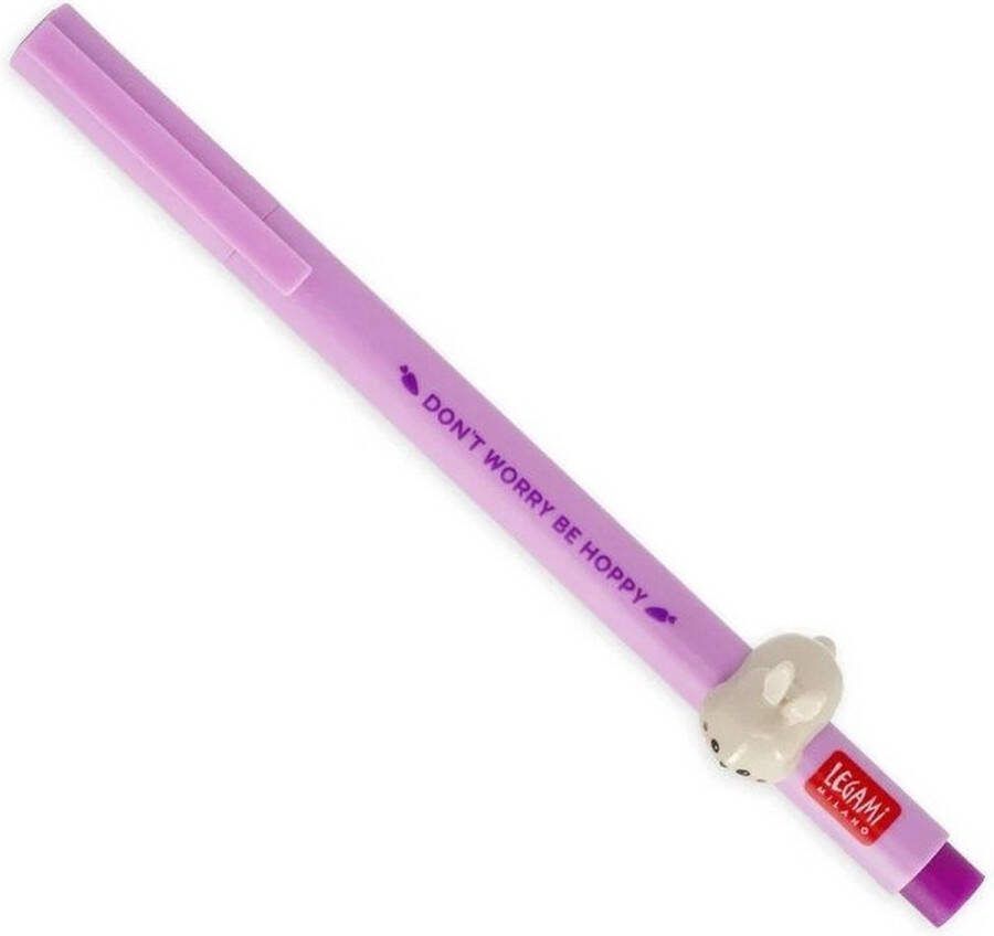 LEGAMI GEL PEN WITH ANIMAL DECORATION LOVELY FRIENDS BUNNY