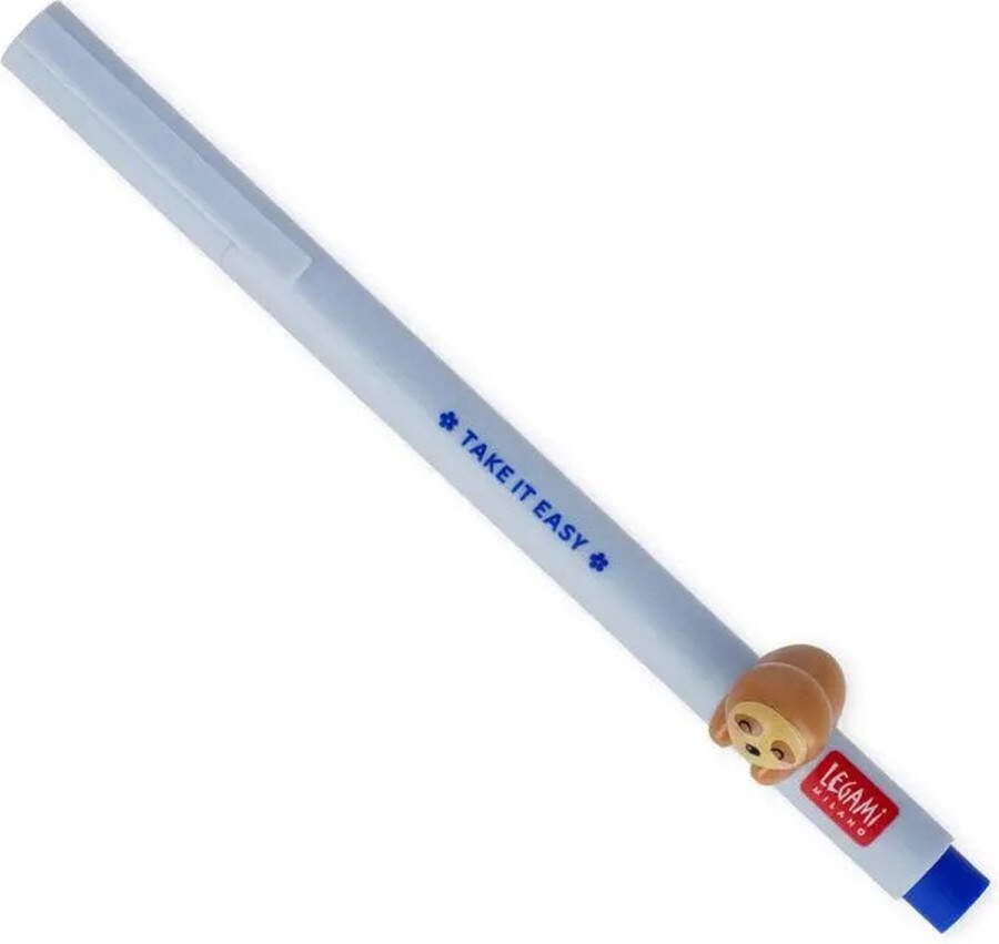LEGAMI Gelpen Lovely Friends Luiaard blauwe inkt