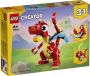 LEGO 31145 Creator 3in1 Rode draak Set met Speelgoed Vis en Feniks - Thumbnail 2