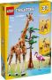 LEGO 31150 Creator 3in1 Safaridieren Speelgoed Set met Giraffe Gazelles en Leeuw - Thumbnail 1