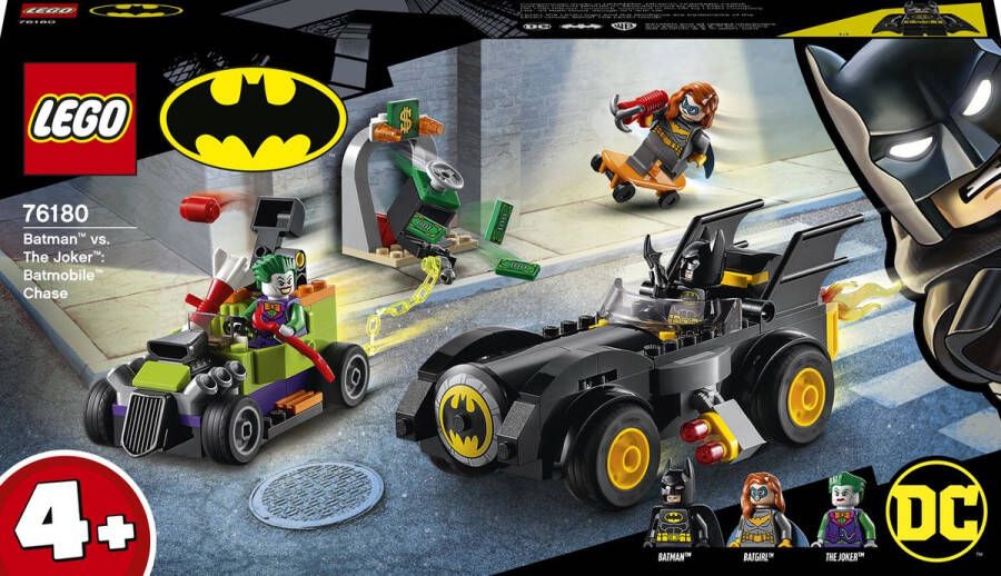 LEGO 4+ Batman vs. The Joker: Batmobile Achtervolging 76180