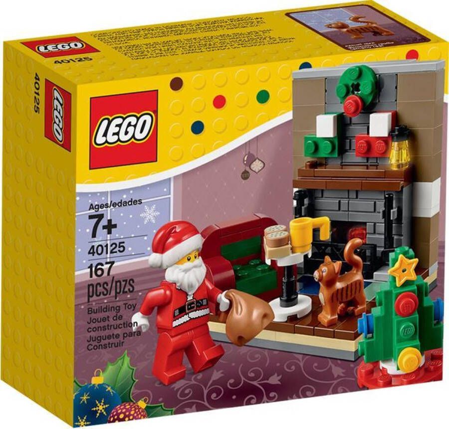 LEGO 40125 kerstman bezoek