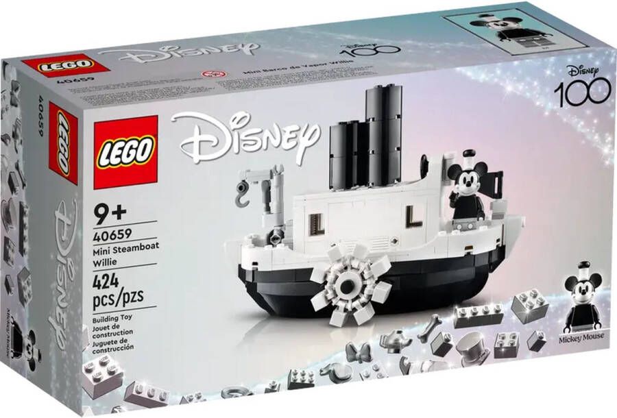 LEGO 40659 Disney Mini Stoomboot Willie