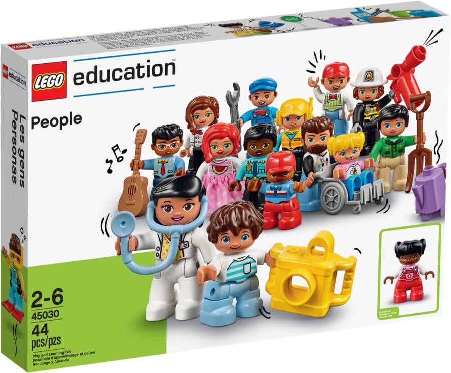 LEGO 45030 Education Mensen Speelfiguren set Speelgoed figuren 26 figuren