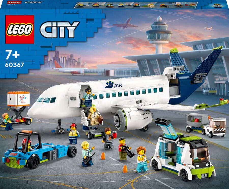 LEGO City Passagiersvliegtuig Vliegtuig Speelgoed Set 60367