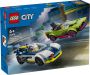 LEGO 60415 City Politiewagen en snelle autoachtervolging Set - Thumbnail 2