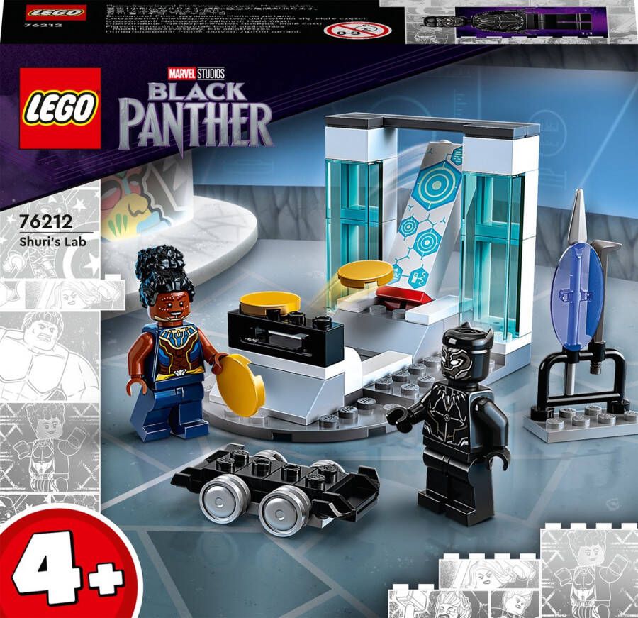 LEGO Super Heroes 76212 Black Panther Marvel Shuriâs lab