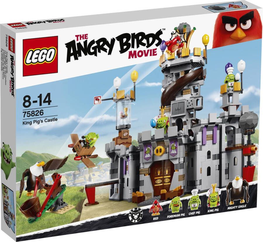 LEGO Angry Birds Het Kasteel van Koning Pig 75826