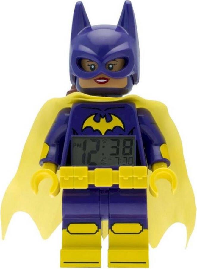 LEGO Batman: Movie Batgirl Wekker 23 Cm Paars geel