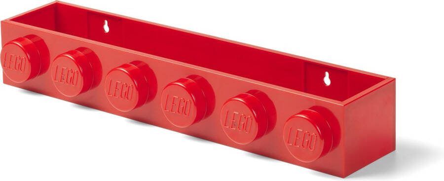LEGO Boekenplank Rood Polypropyleen
