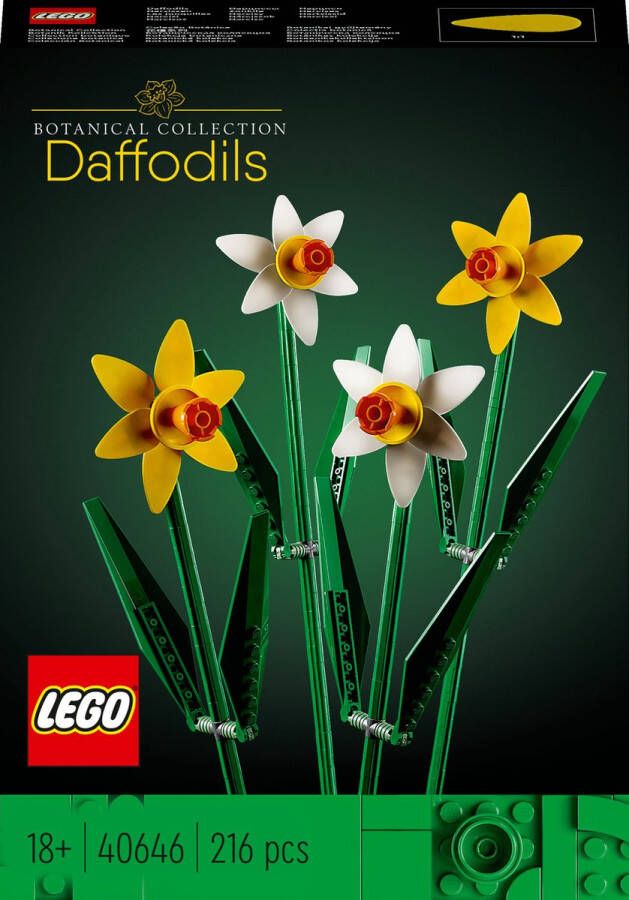 LEGO Botanical Collection 40646 Narcissen Daffodils