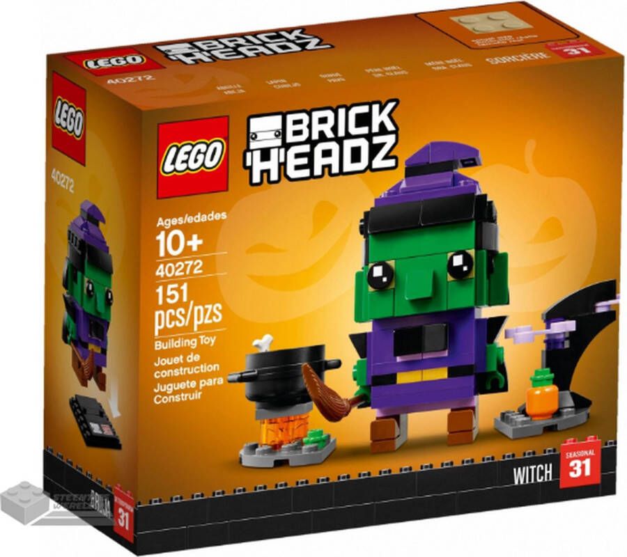 LEGO Brickheadz 40472 Halloween Heks