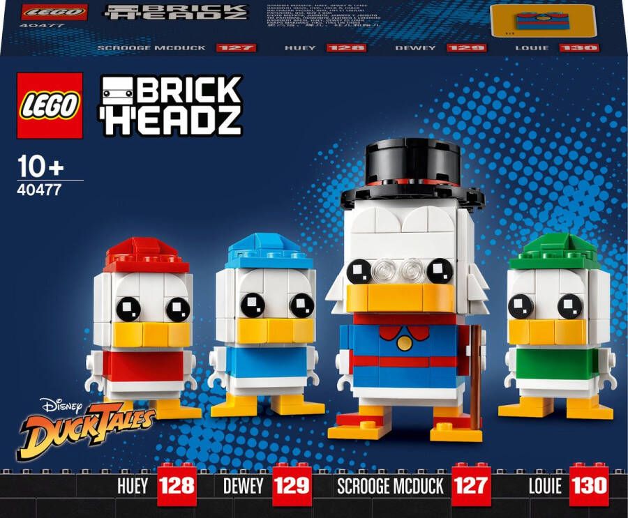 LEGO BrickHeadz™ Dagobert Duck Kwik Kwek en Kwak 40477