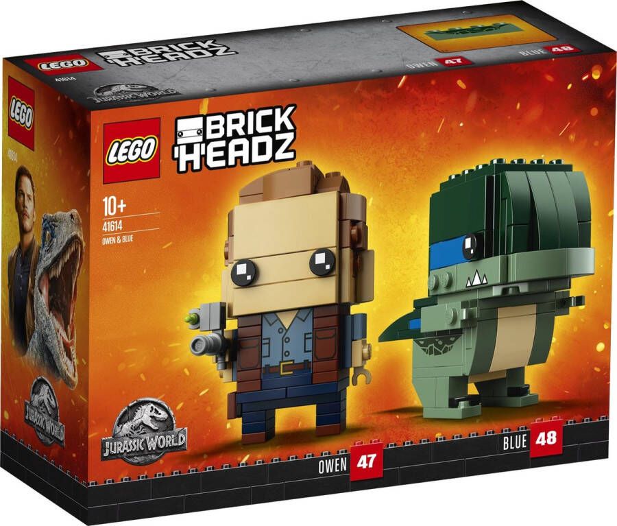 LEGO BrickHeadz Jurassic World Owen & Blue 41614
