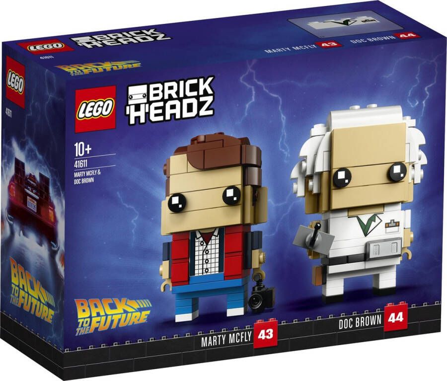 LEGO BrickHeadz Marty McFly & Doc Brown 41611