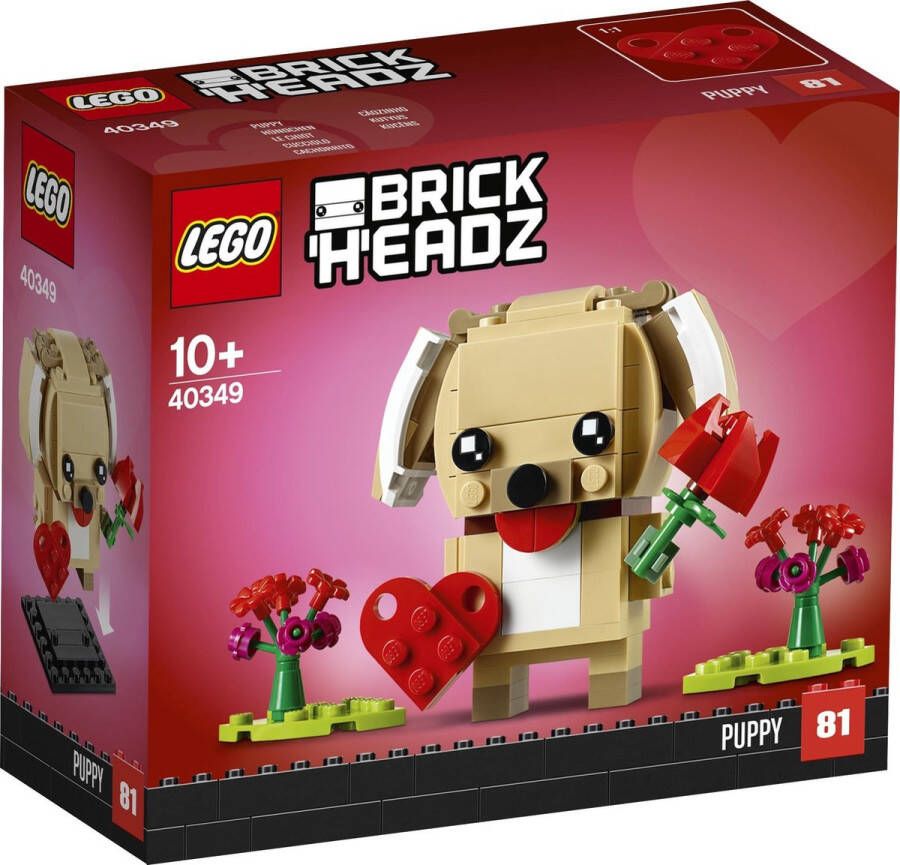 LEGO BrickHeadz Valentijnspuppy 40349