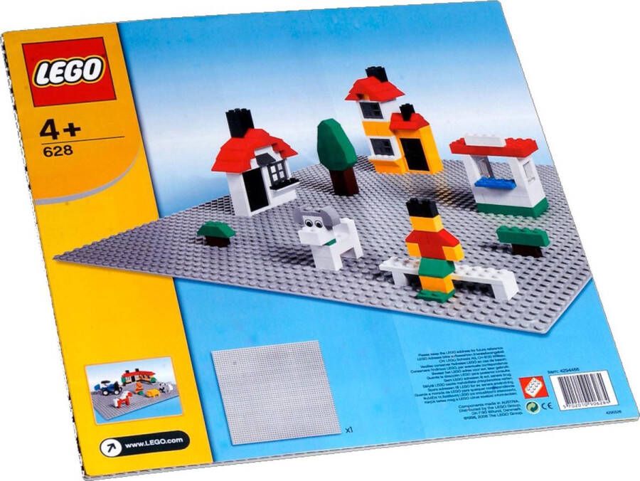 LEGO Bricks & More Grijze Bouwplaat 628