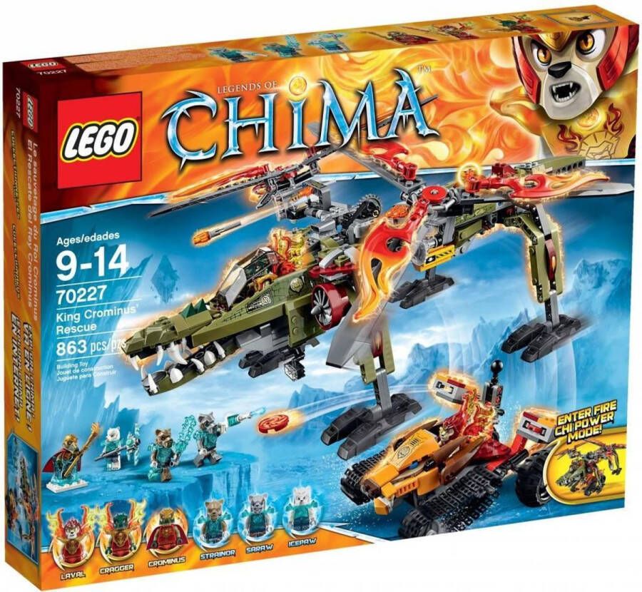 LEGO Chima De Redding van Koning Crominus 70227