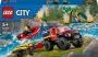 LEGO City 4x4 brandweer auto met reddingsboot 60412 - Thumbnail 1