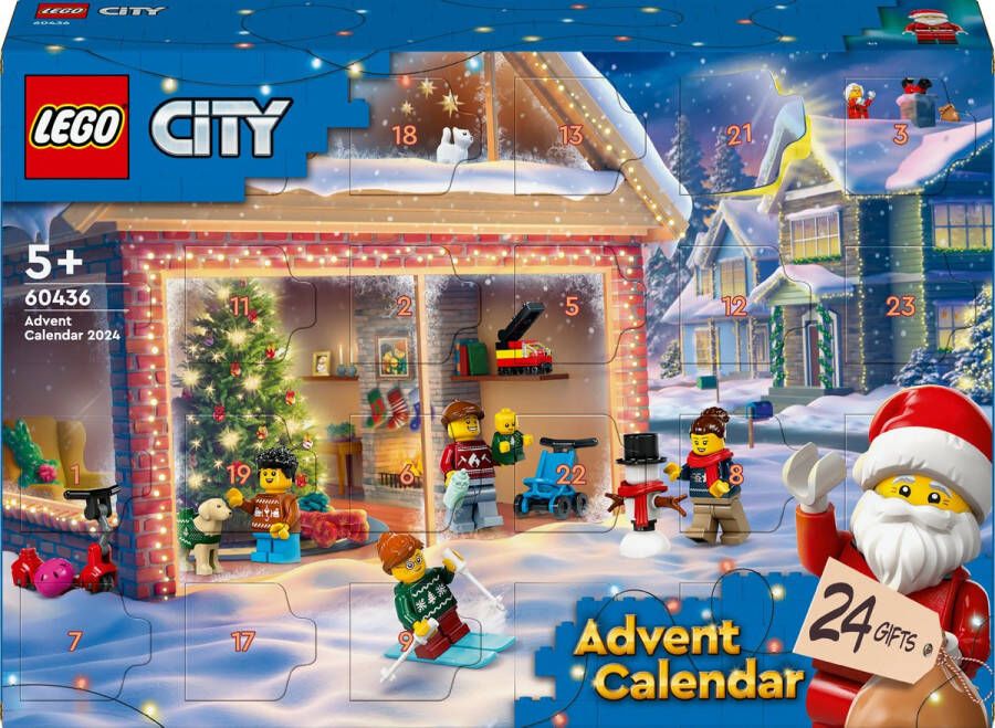 LEGO City kerst Adventskalender 2024 (60436)