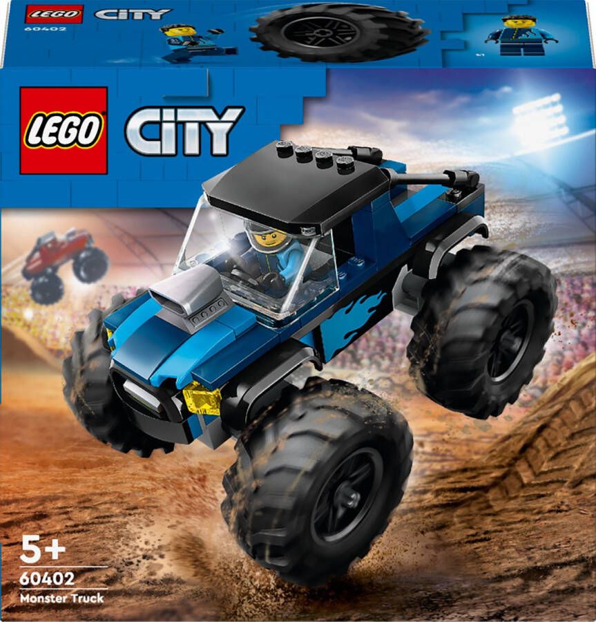 LEGO City 60402 blauwe monstertruck