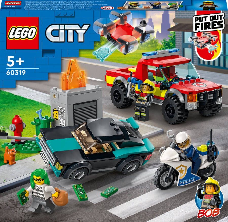 LEGO City Brandweer & Politie Achtervolging 60319