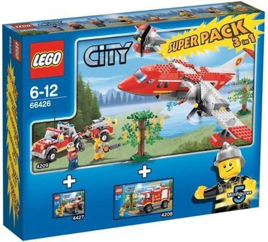 LEGO City Brandweer Superpack 66426 (4208 4209 en 4427)