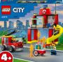 LEGO 60375 City De Brandweerkazerne en de Brandweerwagen (4116359) - Thumbnail 1