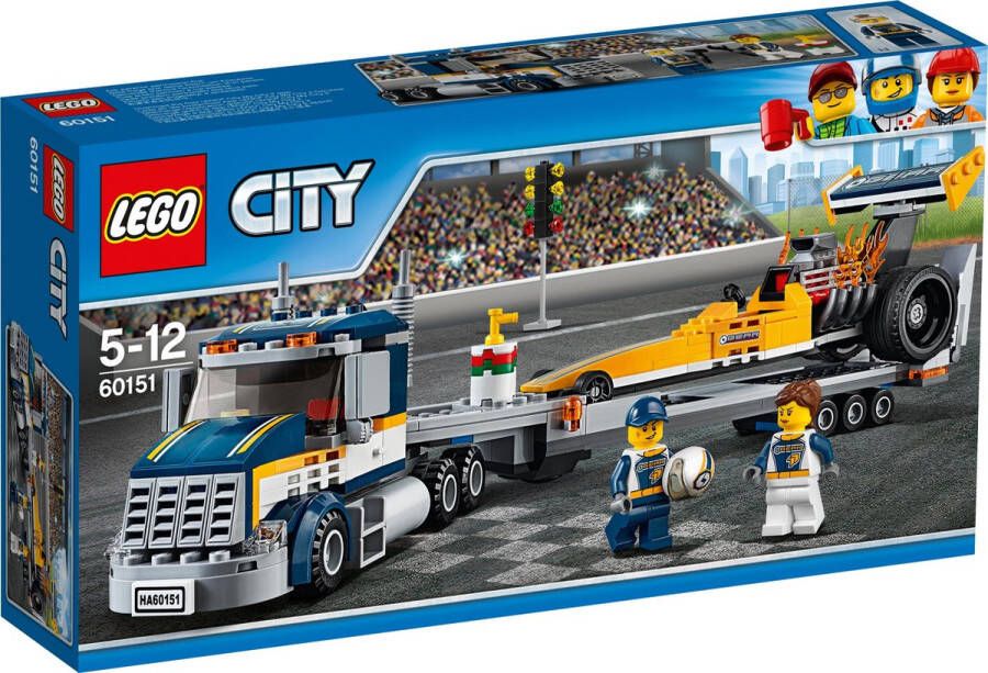 LEGO City Dragster Transportvoertuig 60151